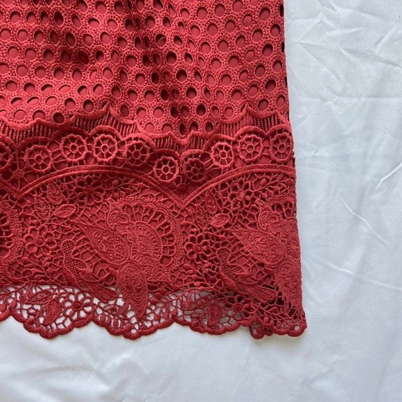 Red Lace Dress size xs - Picture 4 of 4